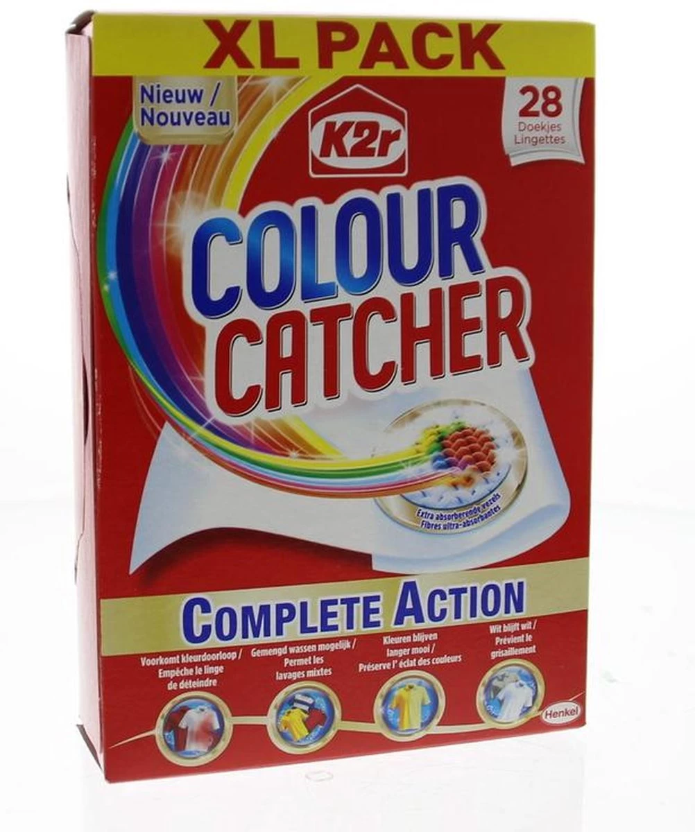 K2r Colour Catcher - Anti Kleurdoorloopdoekjes - Kleurbeschermer - 28 Stuks - Afbeelding 6