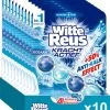 Witte Reus Kracht Actief Toiletblok - Oceaan - WC Blokjes Voordeelverpakking - 10 Stuks