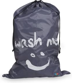 Wonair - Grote Waszak - Wash Me - Wastas - 60x90cm - Grijs - Met Trekkoord