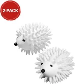 Merkloos 2-Pack Wasdrogerballen - Drogerballen - Wasdroger Droogballen – Wasbol – Was Bal - Wasballen – Wasdroger - Haarvanger Wasmachine - Wit
