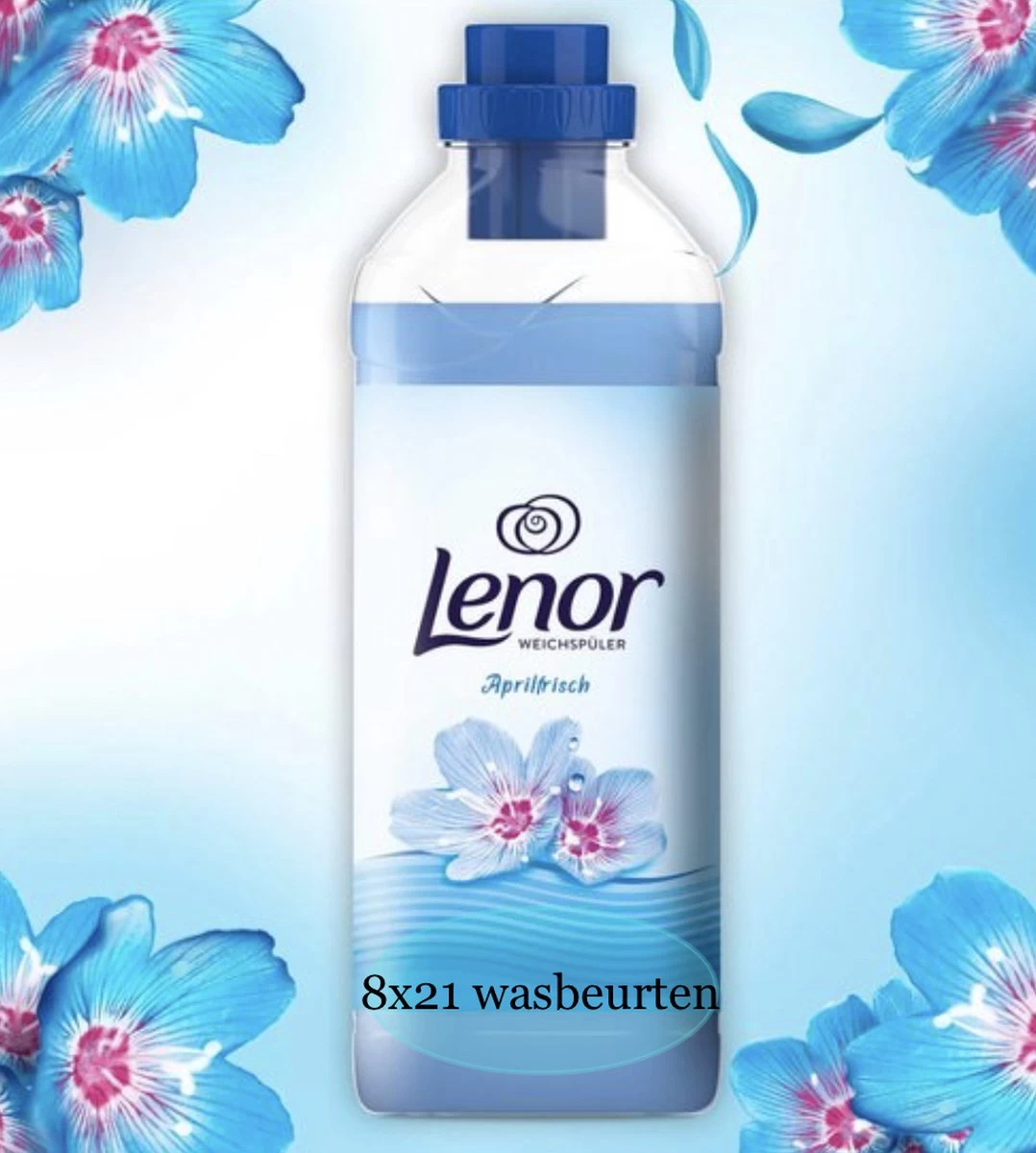 LENOR APRILFRIS WASVERZACHTER -8X21 WASBEURTEN-ST 525ML - Afbeelding 4