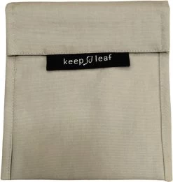 Keep Leaf - Boterhamzakje XL - Grijs