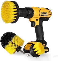 Merkloos Kibani 3 Delige Borstelset Voor Boormachine - Schrobborstel - Polypropyleen - Borstel Boormachine - Schuurborstel - Automatische Reiniging - Reinigingsborstels Voor Boormachine - Schoonmaakborstel