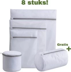 Merkloos Waszak 7x- Waszakken Voor Wasgoed- Laundry Bag- Incl. BH Waszakje Lingerie- Travel Organizer Bags-Set Van 7