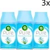 Air Wick Freshmatic Automatische Spray - Luchtverfrisser - Pure Lentedauw Navulling - 3 Stuks