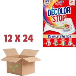 Eau Ecarlate/Dylon Decolor Stop Doekjes Voor In De Wasmachine Voordeelverpakking 12 X 24 Doekjes