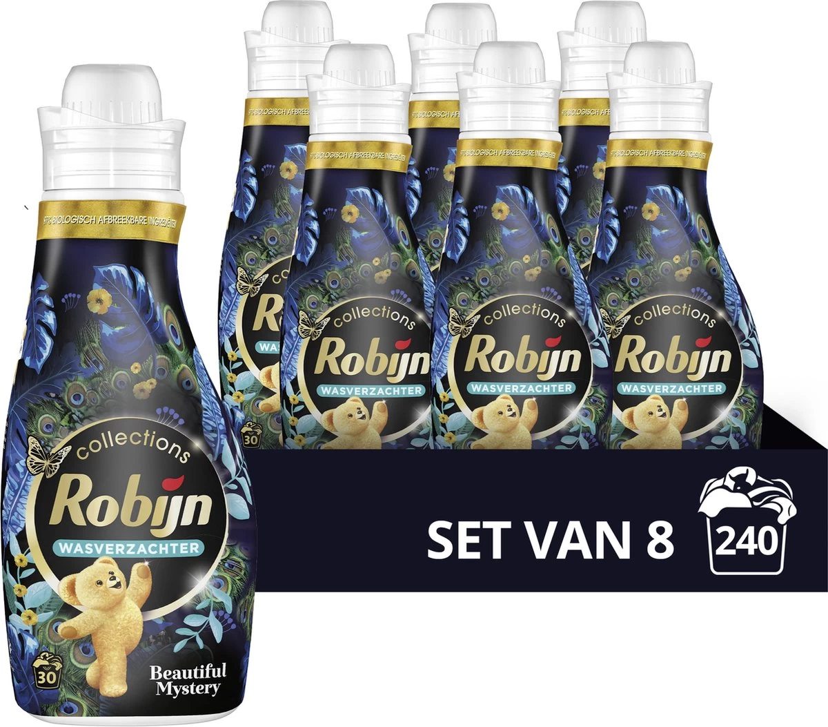 Robijn Collections Beautiful Mystery Wasverzachter - 8 X 30 Wasbeurten - Voordeelverpakking - Afbeelding 9