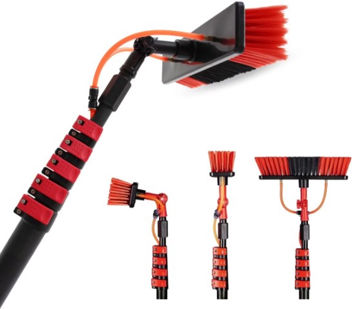 Chimb Telescopische Wasborstel - Uitschuifbare Waterborstel - Ramenwassen - 4,6 Meter - Met Zeepdispenser - Afbeelding 5