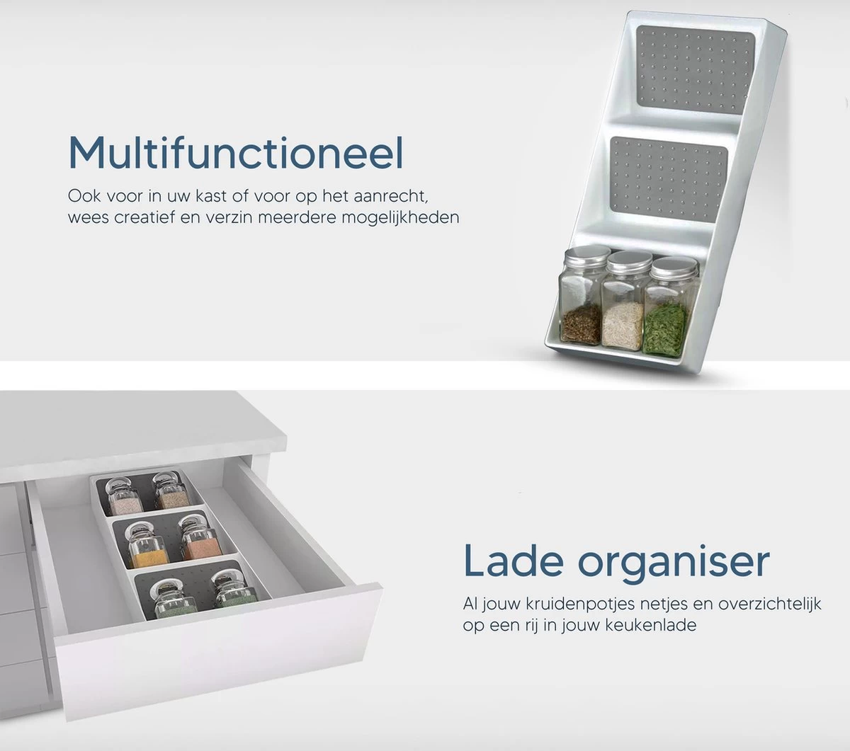 Johannes & Co - Kruidenrek Voor Lade - Keuken Organizers Kruidenrek Lade - Kruiden Organizer - Afbeelding 7