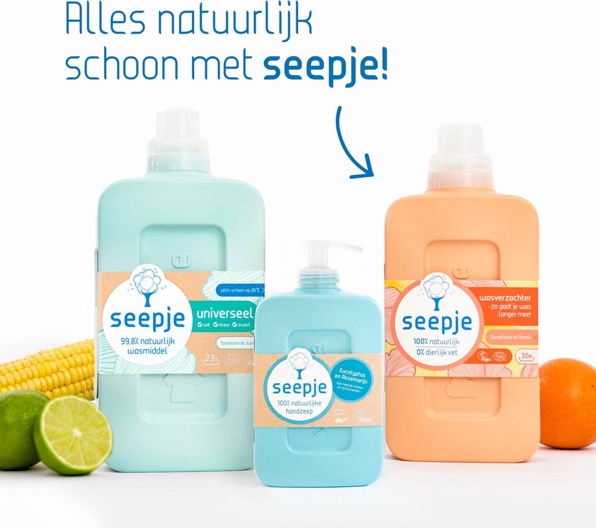 Seepje Wasmiddel - Magische Magnolia - Wasmiddel Kleur - Kwartaalpakket – 3 X 23 Wasbeurten - 3 X 1L - Afbeelding 8