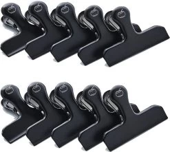 Bangosa® Vershoudclips - Afsluitclips - Vershoud Knijpers -Zaksluiter - Vershoudklemmen - RVS - 10 Stuks