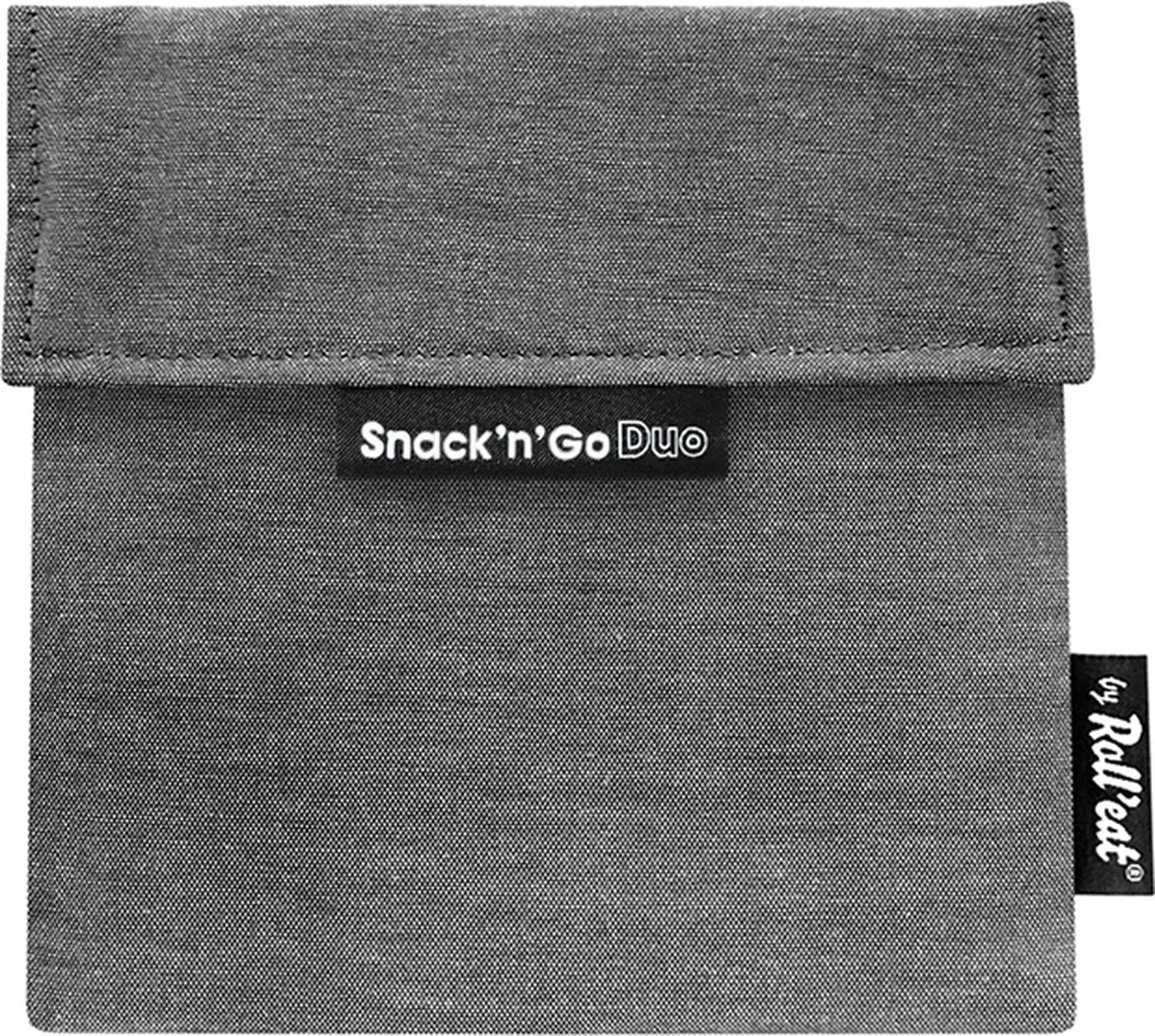 Roll'Eat Snack'n Go Herbruikbaar Boterhamzakje - Grijs - Afbeelding 6