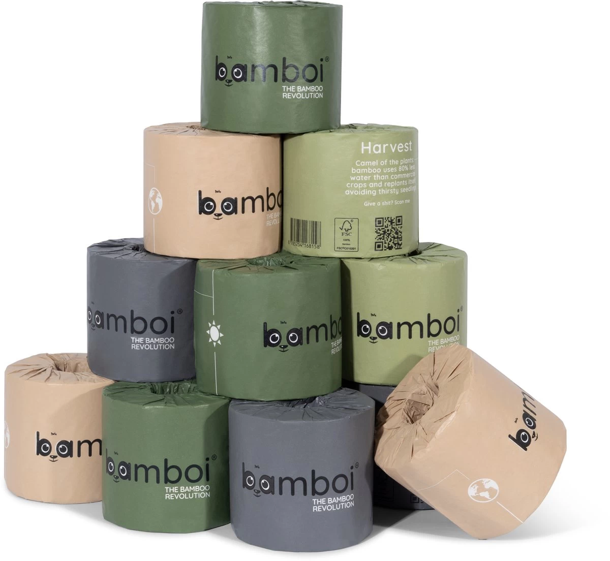 Bamboi - Bamboe WC Papier - 48 MAXI Rollen - Heerlijk Zacht 3-laags - Afbeelding 8