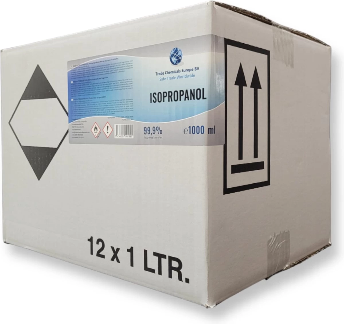 TCE - Isopropanol - Isopropyl-alcohol - IPA - 99,9% Zuiver - 3 Liter - Afbeelding 2