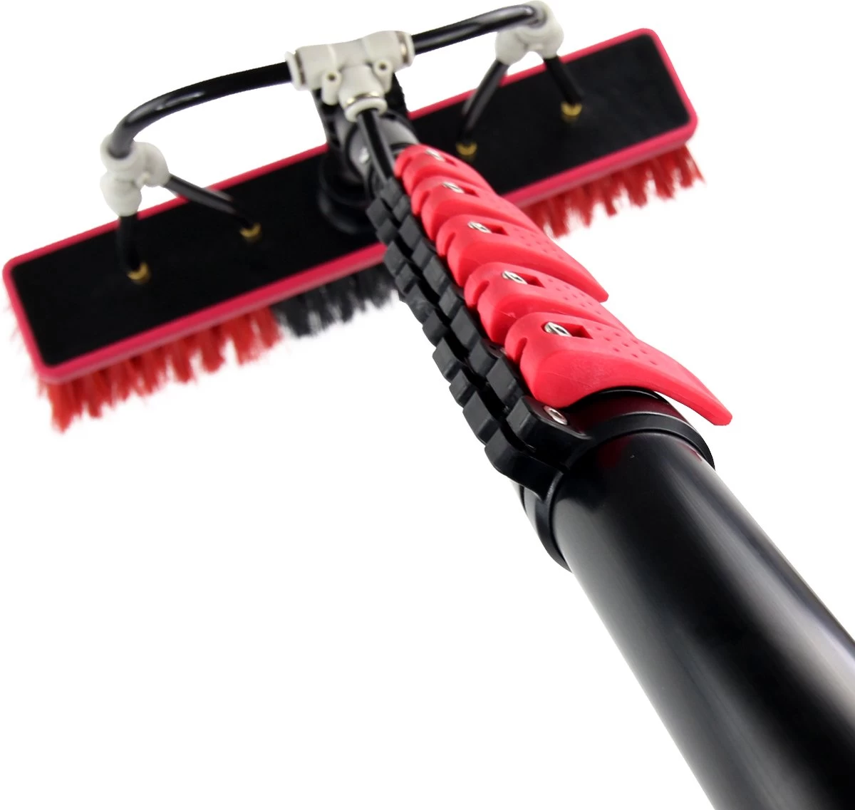 Kibani Telescoop Borstel 6m - Telescoopsteel Ramenwassen - Telescoopsteel Met Borstel - Telescoopsteel - Telescoopsteel Met Waterdoorvoer - Ramenwassen - Raamwisser Met Telescoopsteel - Telescoopstelen - Afbeelding 6