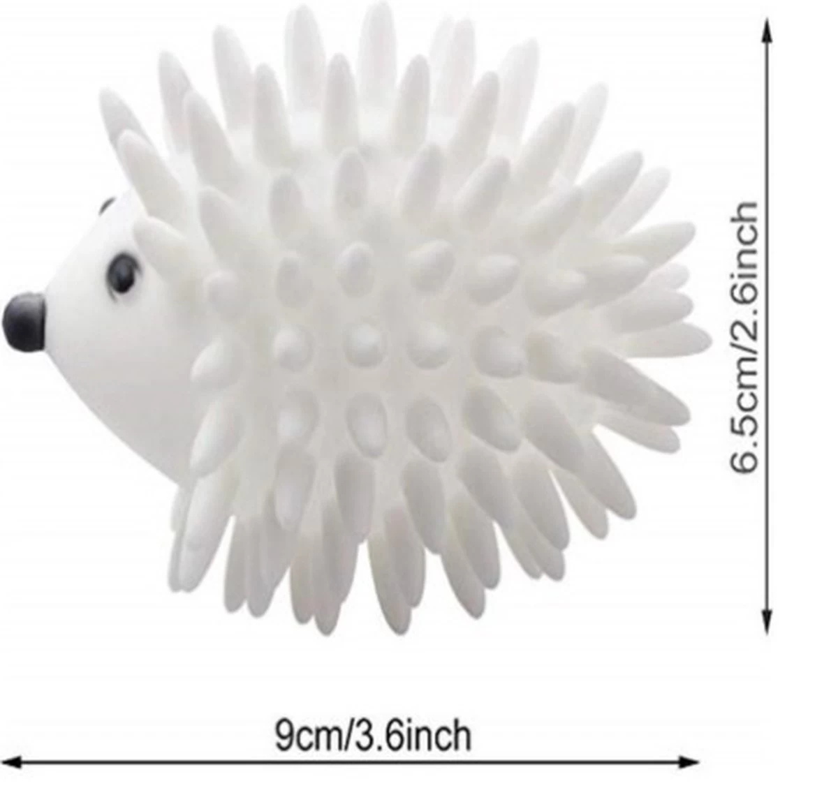 Merkloos 2-Pack Wasdrogerballen - Drogerballen - Wasdroger Droogballen – Wasbol – Was Bal - Wasballen – Wasdroger - Haarvanger Wasmachine - Wit - Afbeelding 5