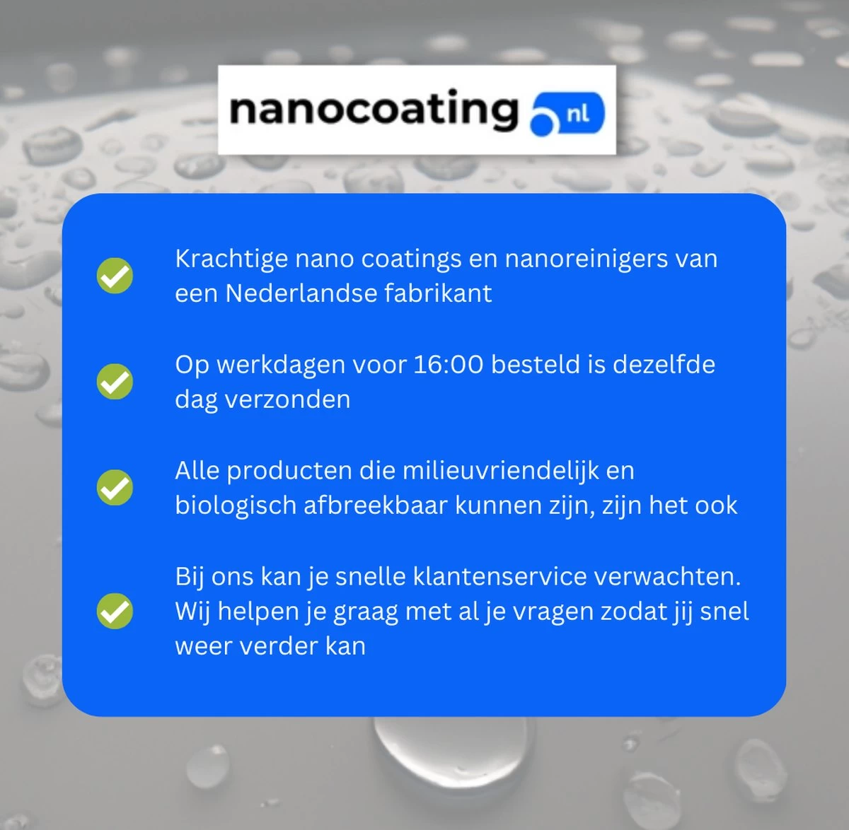 NC Nano Coating Voor Glas - Nano Coating Glas - Glascoating - Anti Condens - Water- & Vuilafstotend - Tot 5m2 - Afbeelding 4