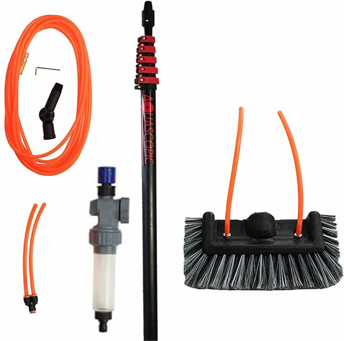 Aquascopic - Telescoopsteel Set Met Borstel - 5,4 M - Afbeelding 6