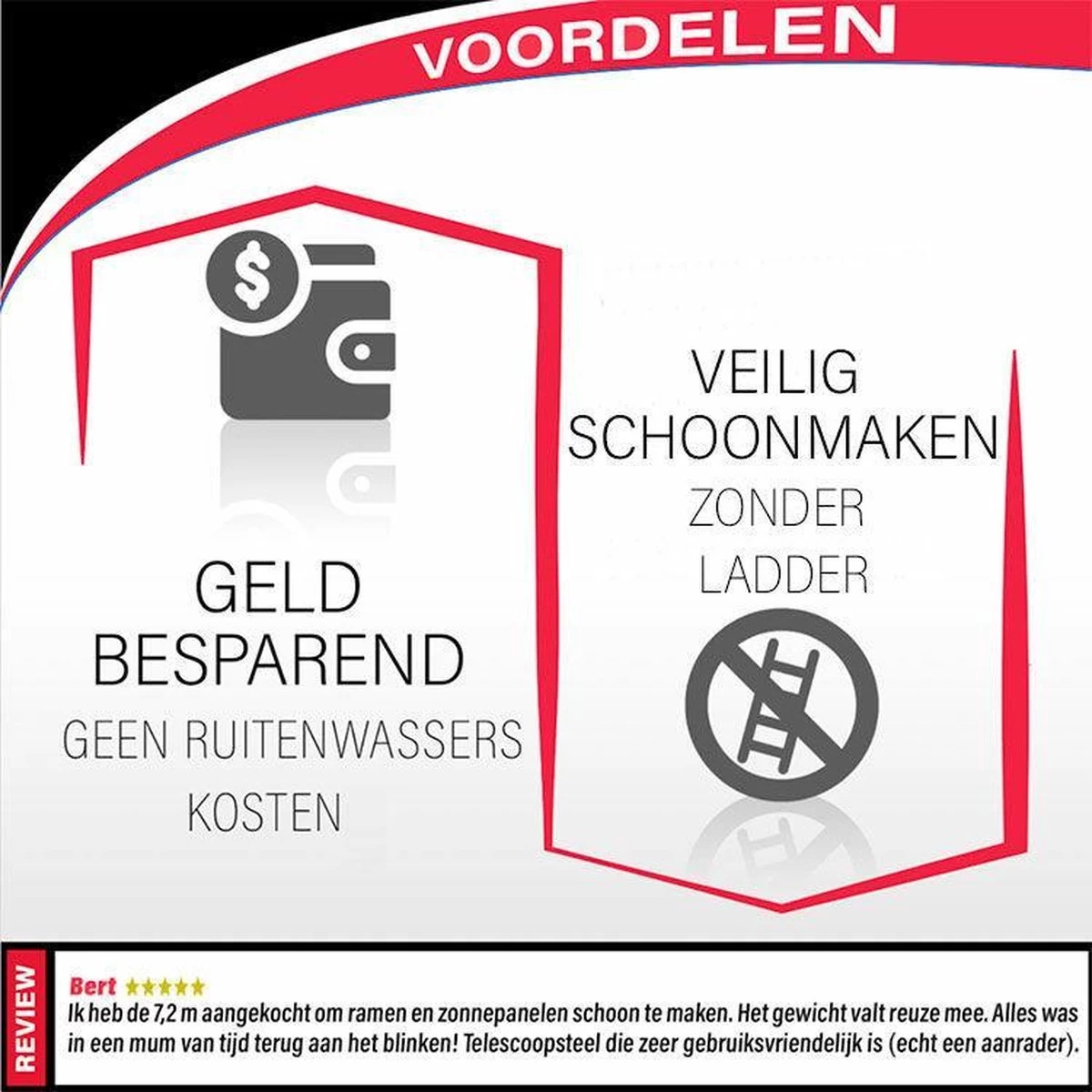 Aquascopic - Telescoopsteel Set Met Borstel - 7,2 Meter - Afbeelding 8