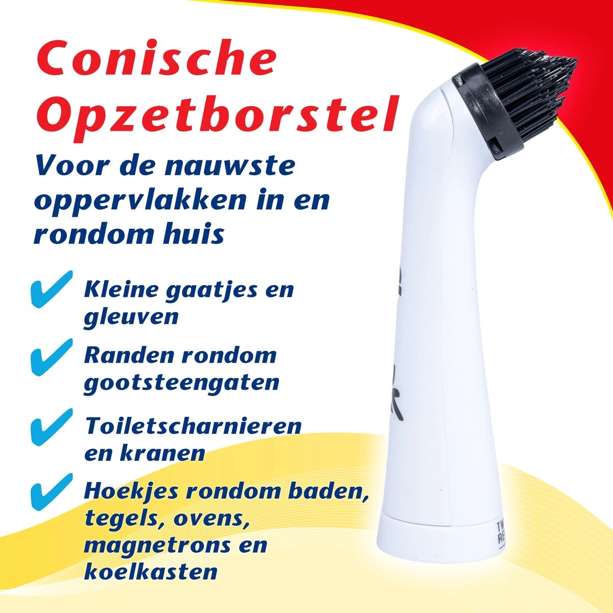 CleanRite® Multi Scrubber - Schoonmaakborstel Voor Auto, Fornuis, Tegels En Voegen - Afbeelding 4