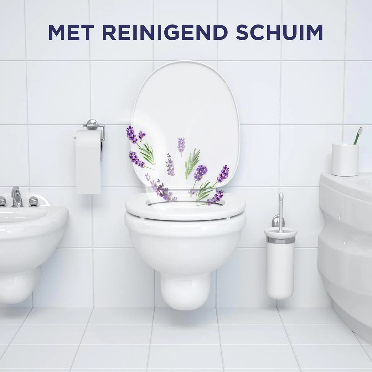 Glorix Power 5 Toiletblokken - Lavendel - 9 Stuks - Voordeelverpakking - Afbeelding 8