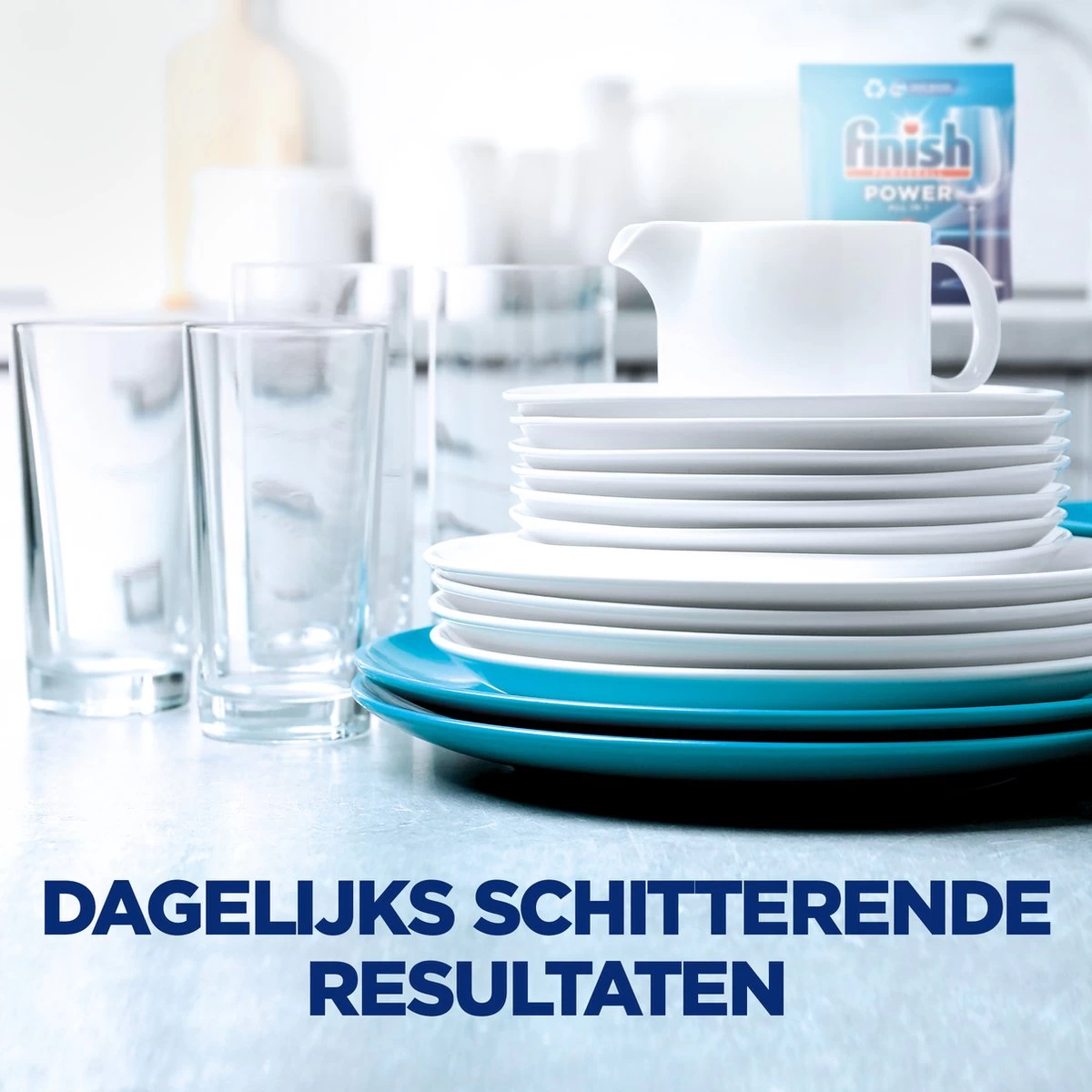 Finish Power All In One Regular Vaatwastabletten - 80 Stuks - Afbeelding 6