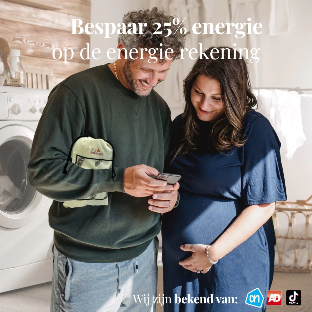 Goodlifehacks Originele XL 6 Stuks Drogerballen - Wasbollen - Wasverzachter - Zero Waste Dryerballs - Duurzaam - Herbruikbare Droogballen - Wit & Grijs - Energie Besparen - Afbeelding 8