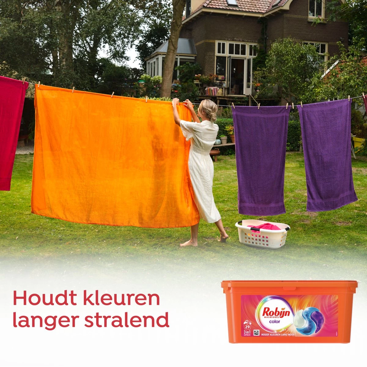 Robijn Color 3 In 1 Wascapsules - 3 X 29 Wasbeurten - Halfjaarbox - Afbeelding 8