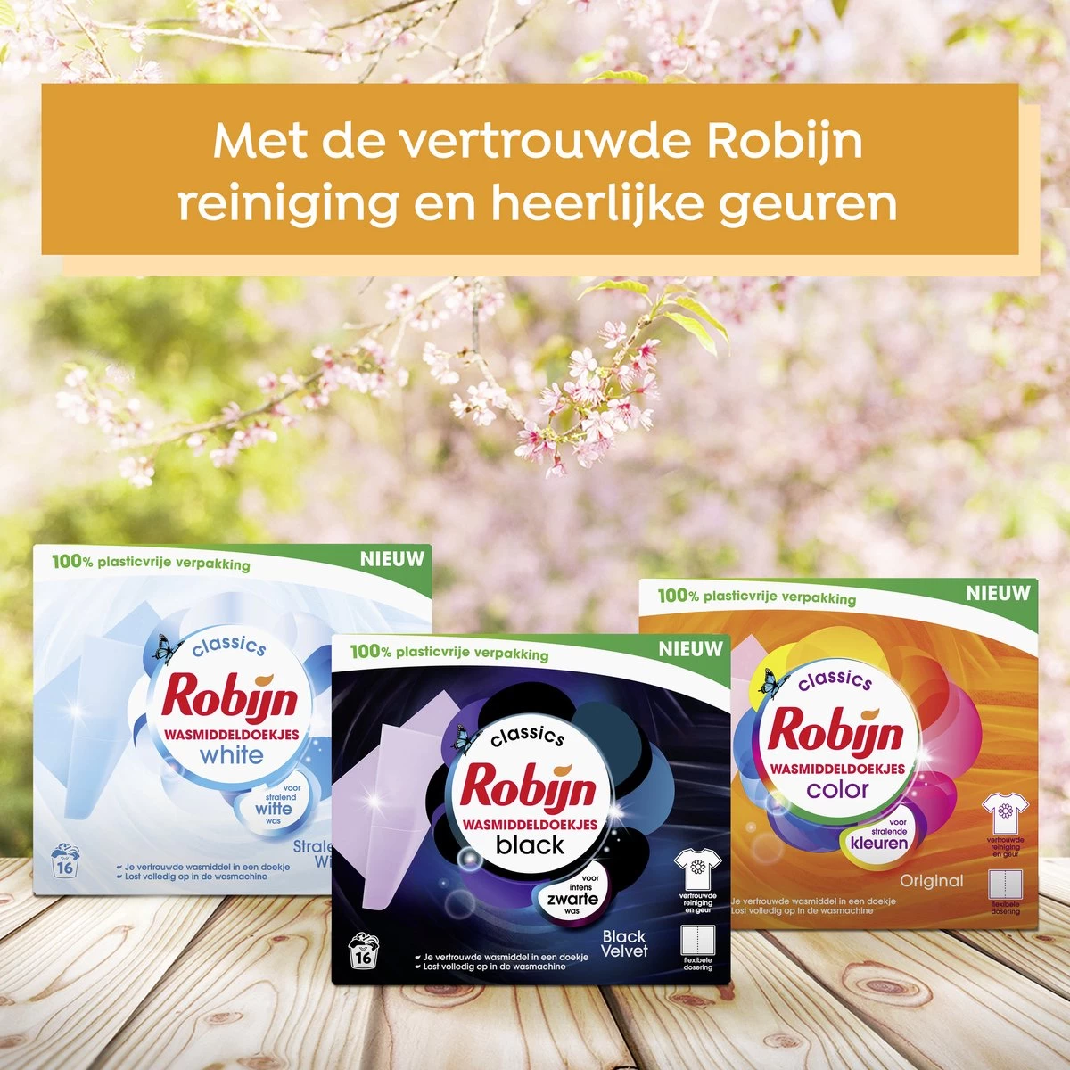Robijn Classics Black Velvet Wasmiddeldoekjes - 4 X 16 Wasstrips - Voordeelverpakking - Afbeelding 7