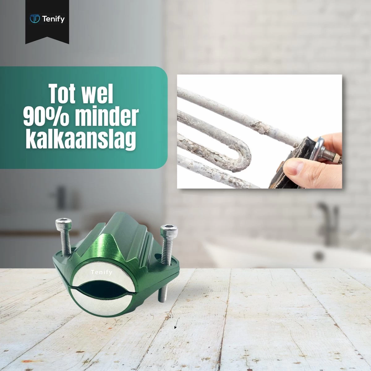 Tenify Magnetische Waterontharder - 7800 Gauss - Douche Filter - Waterverzachter - Waterontkalker - Antikalk Magneet - Waterleiding - Kalkaanslag - Afbeelding 7