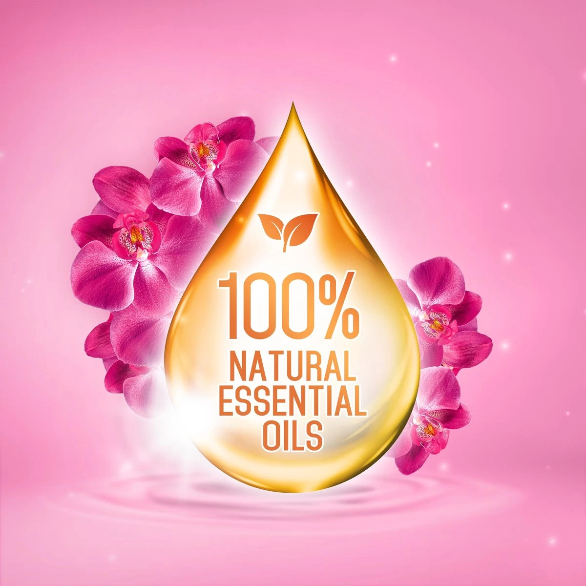 Frisse Reus Orchidee Macadamia Gel Vloeibaar Wasmiddel - Gekleurde Was - Voordeelverpakking - 120 Wasbeurten - Afbeelding 6