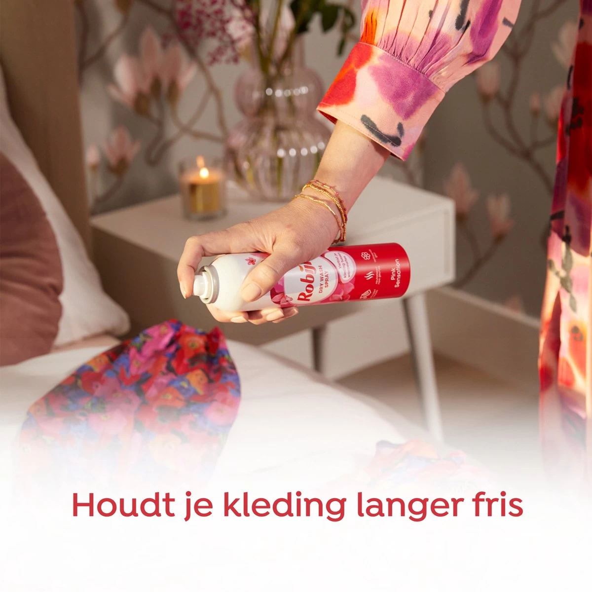 Robijn Pink Sensation Dry Wash Spray - 6 X 200 Ml - Voordeelverpakking - Afbeelding 5