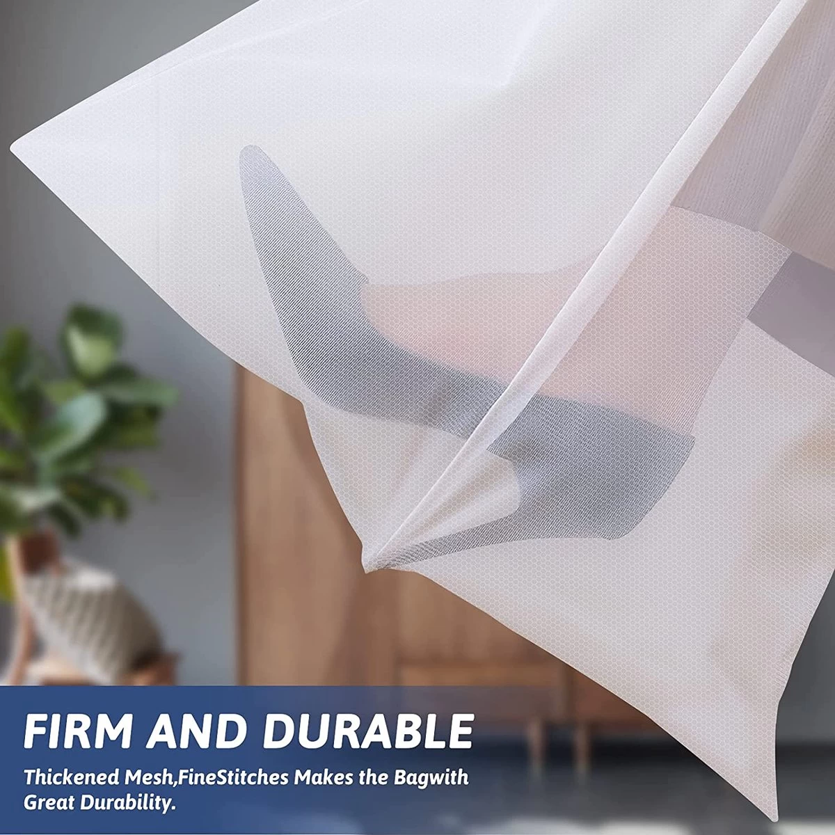 BOTC Waszakken - Wasnetten - Set Van 5 - Bescherm Je Wasgoed En Wasmachine - Transparant - Afbeelding 8