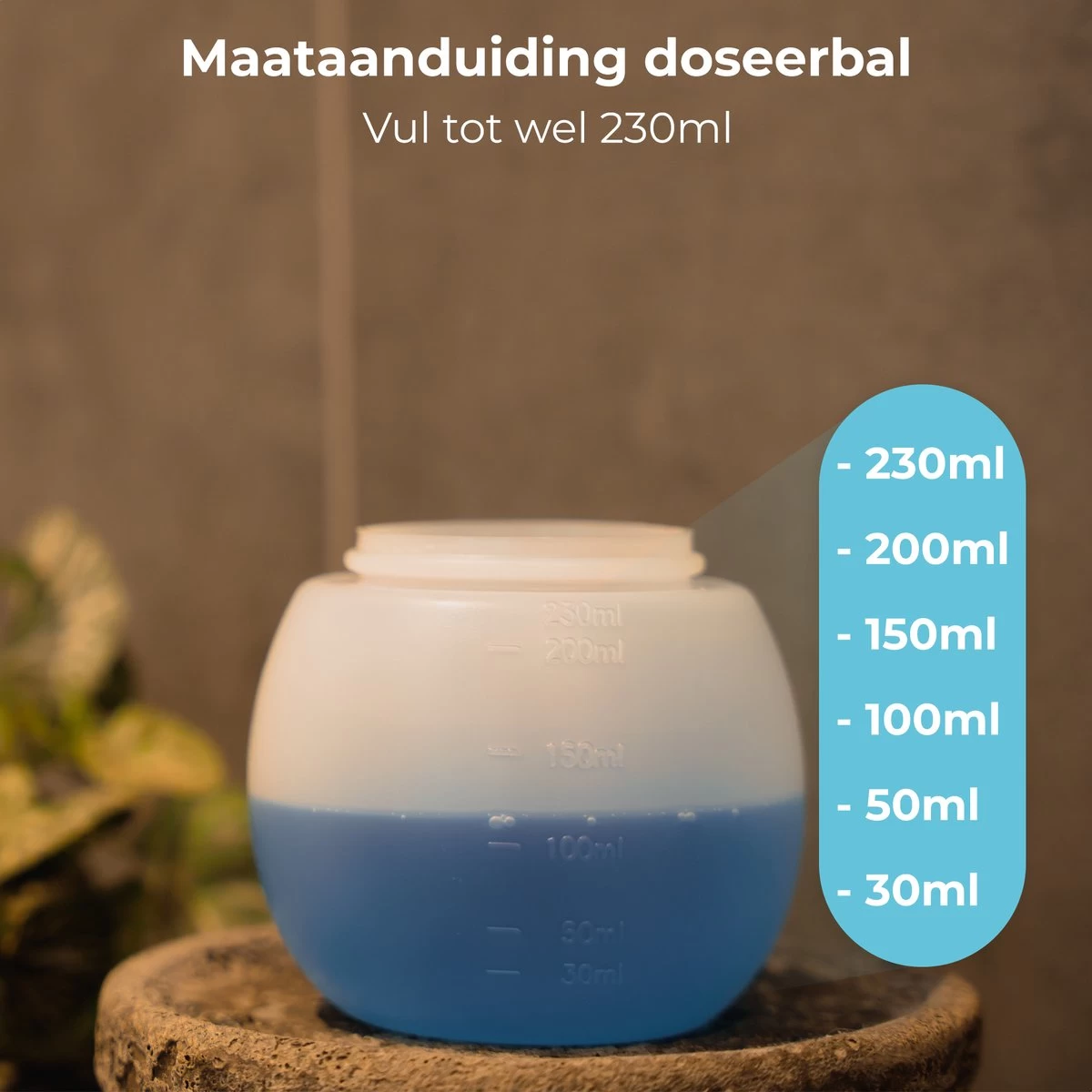 FAVE Doseerbol - Wasbollen - Drogerbollen - Transparant - Doseerdop - 230ml - 2 Stuks - Inclusief E-book - Afbeelding 4