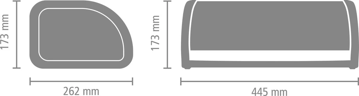 Brabantia Broodtrommel - Met Schuifdeksel - Passion Red - Afbeelding 4