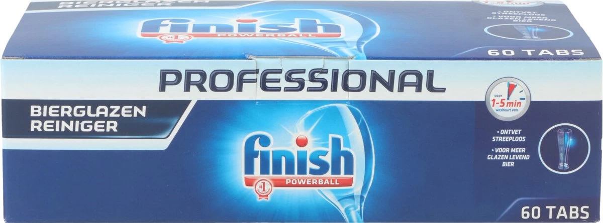 Finish Professional Bierglasreiniger 60 Tabs - Afbeelding 4