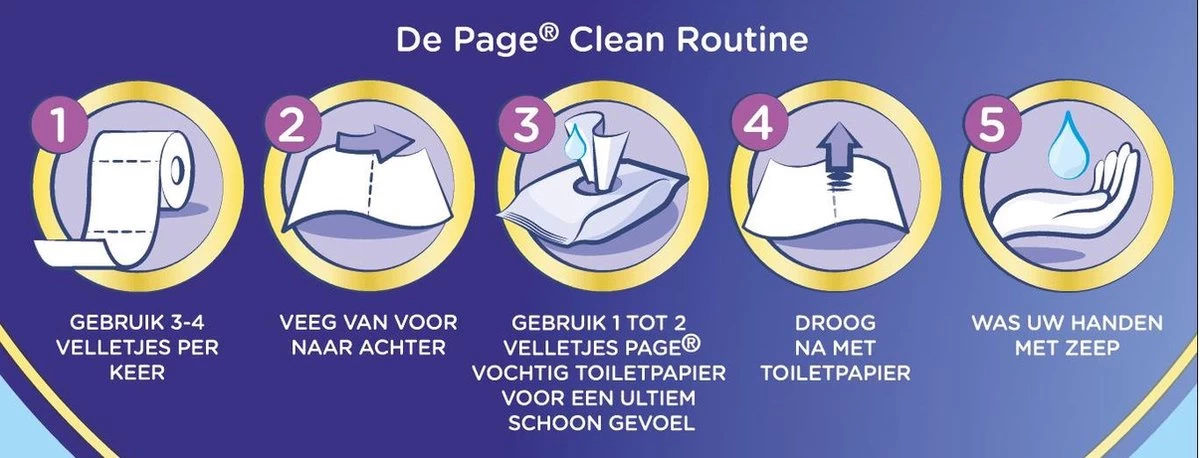 Page Toiletpapier - 36 Rollen - Kussenzacht Wc Papier (3-laags) - Voordeelverpakking - Afbeelding 2