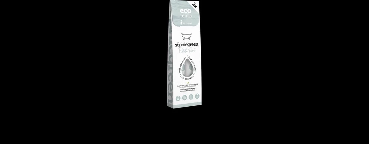 SophieGreen White Pearl Badkamerreiniger 3x2 Navullingen (=6x750 Ml) - Afbeelding 2