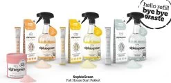 SophieGreen Full House Pakket: Allesreiniger + Keukenreiniger + Badkamerreinger + Sopje Allesreiniger 100g