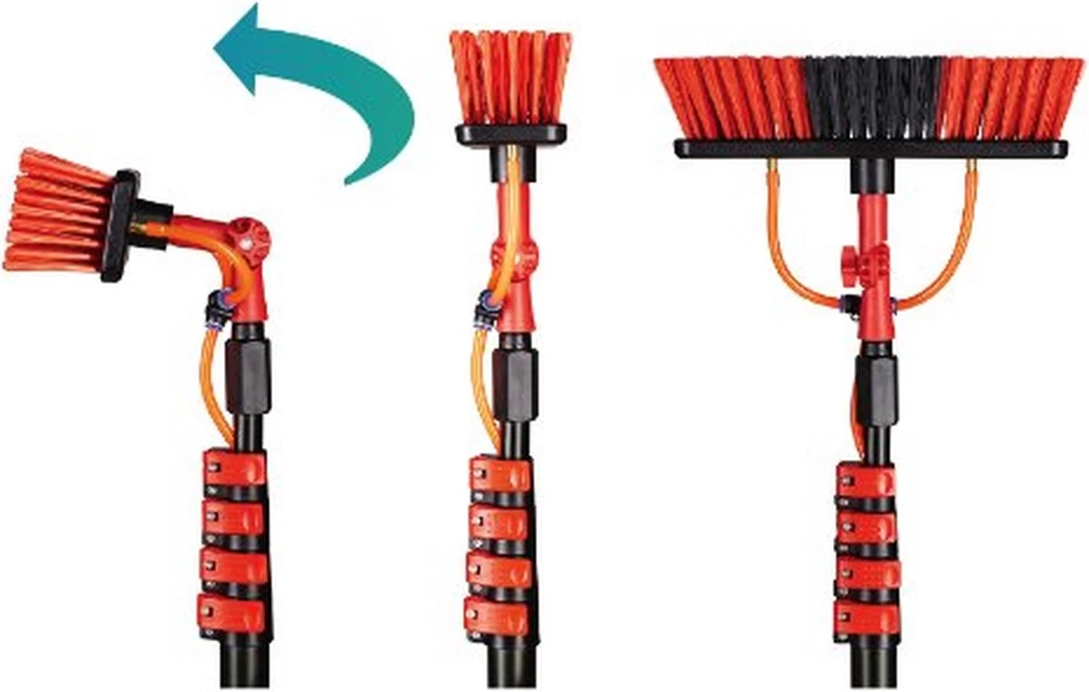 Chimb Telescopische Wasborstel - Uitschuifbare Waterborstel - Ramenwassen - 4,6 Meter - Met Zeepdispenser - Afbeelding 13