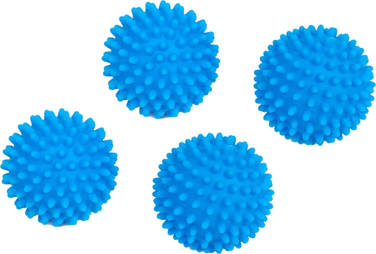 Merkloos 4x Wasdrogerballen - Drogerballen - Wasdroger Droogballen – Wasbol – Was Bal - Wasballen – Wasdroger - Ballen