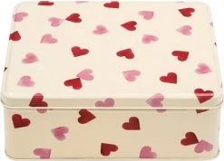 Emma Bridgewater - Vershouddoos - Bewaarblik - Rechthoek - Pink Hearts