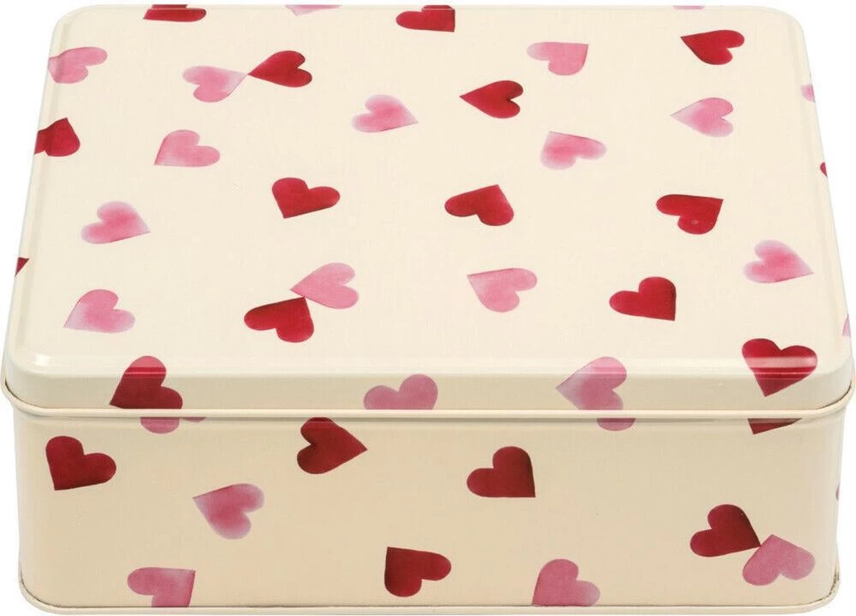 Emma Bridgewater - Vershouddoos - Bewaarblik - Rechthoek - Pink Hearts