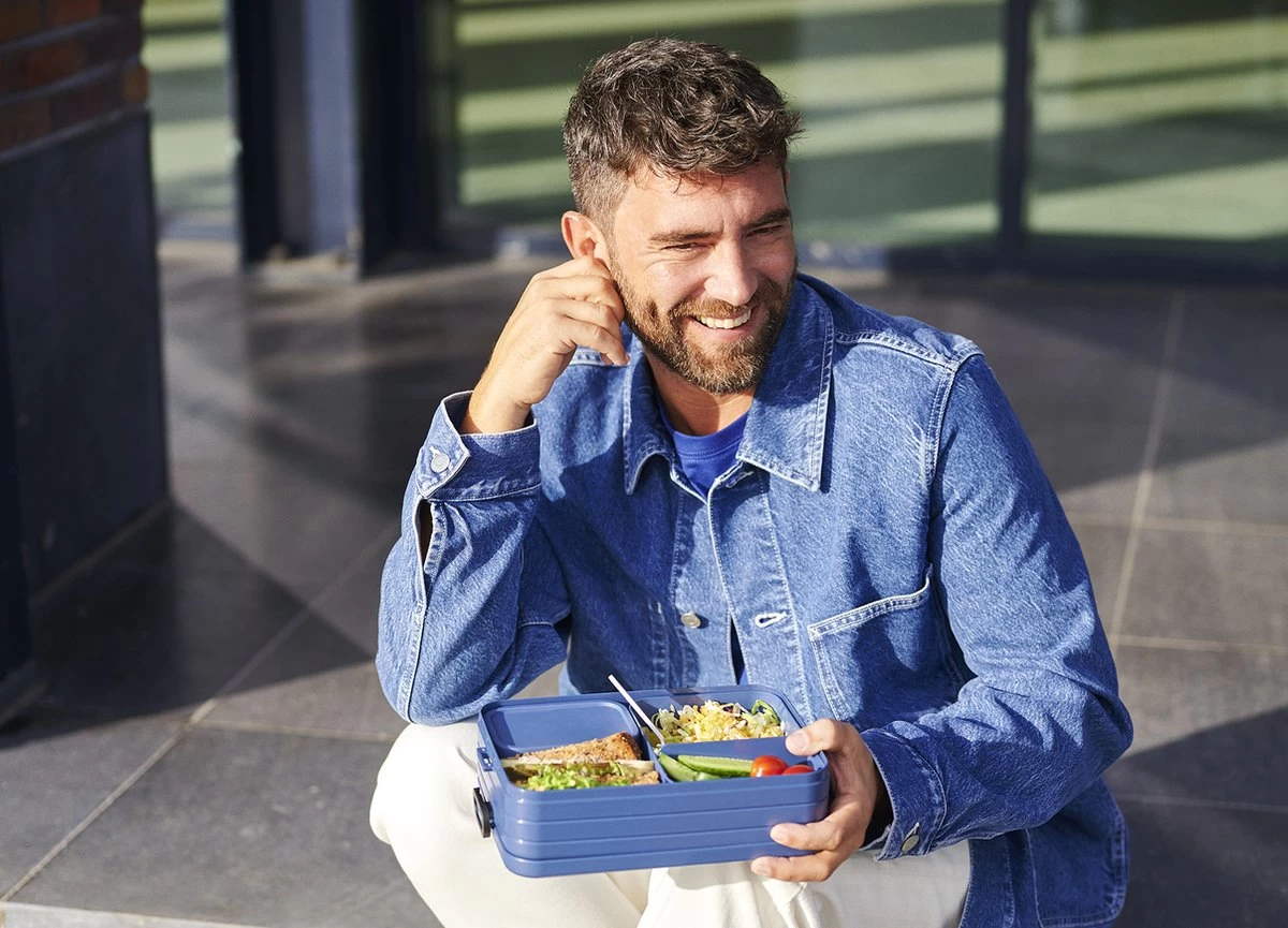 Mepal – Lunchbox Take A Break Large – Geschikt Voor 8 Boterhammen – Zilver – Lunchbox Voor Volwassenen - Afbeelding 4