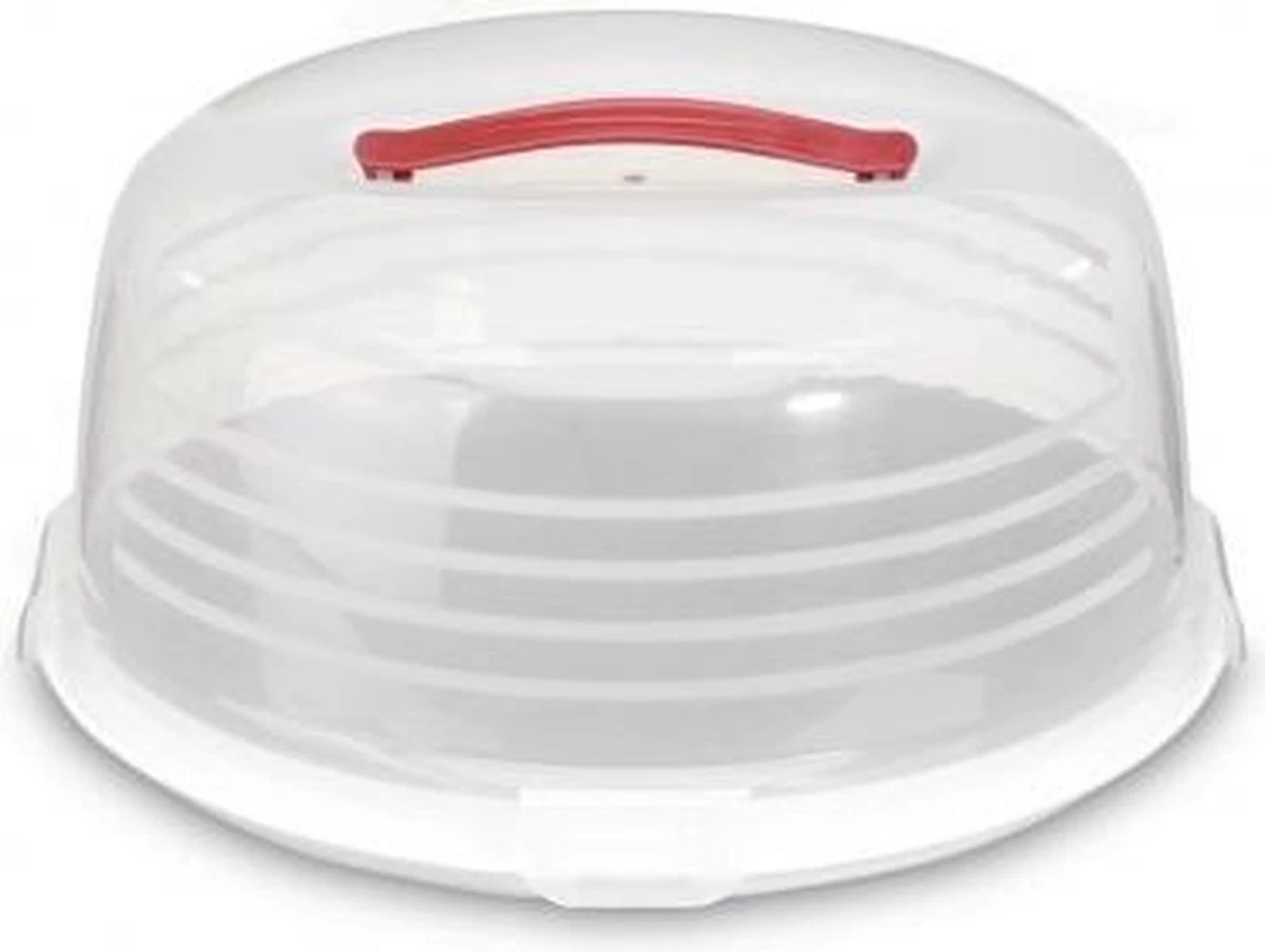 Curver Chef@Home Cakedoos - Wit/transparant - Afbeelding 3