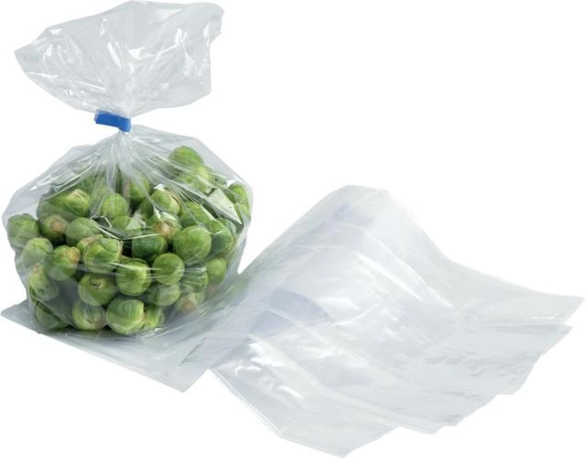 Polyzakjes Ldpe - Voedsel- Boterhamzakjes- Zakjes- Bewaarzakjes- 26x35 Cm- Transparant 1000 Stuks - Afbeelding 2