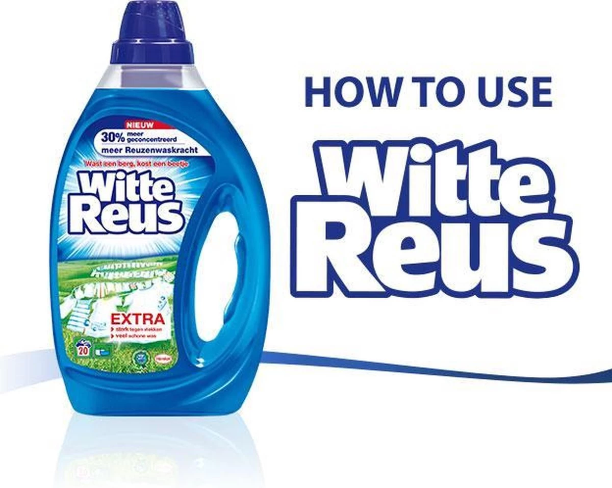 Zwarte Reus Gel - 44 Wasbeurten - Vloeibaar - Wasmiddel - Afbeelding 2