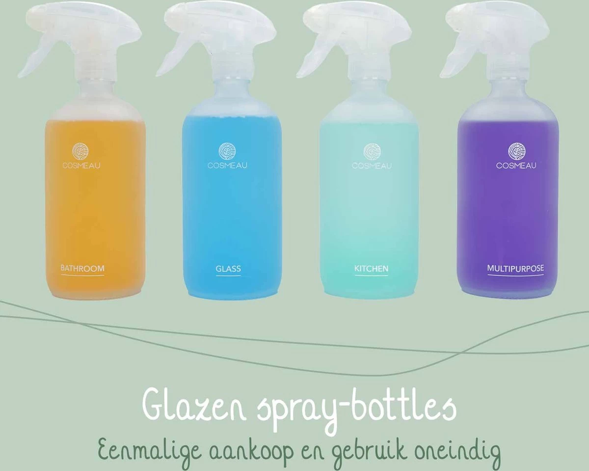 Cosmeau Schoonmaakmiddel Tabletten Cleaning Tabs Schoonmaak Tabs - Keukenreiniger - Badkamerreiniger Sanitair- Glasreiniger - Afbeelding 11