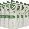 Cif CleanBoost Cream Original Schuurmiddel - 8 X 750 Ml - Voordeelverpakking