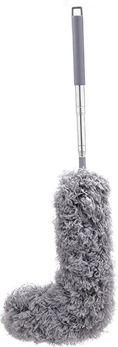 7Style Collection - Microvezel Plumeau Met Uitschuifbare Telescoopsteel Tot 280 CM - Ragebol RVS - Afbeelding 4